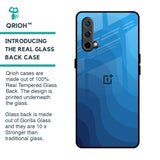 Blue Wave Abstract Glass Case for OnePlus Nord CE