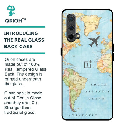 Fly Around The World Glass Case for OnePlus Nord CE