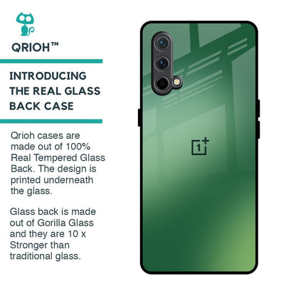 Green Grunge Texture Glass Case for OnePlus Nord CE