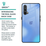 Vibrant Blue Texture Glass Case for OnePlus Nord CE