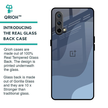 Navy Blue Ombre Glass Case for OnePlus Nord CE