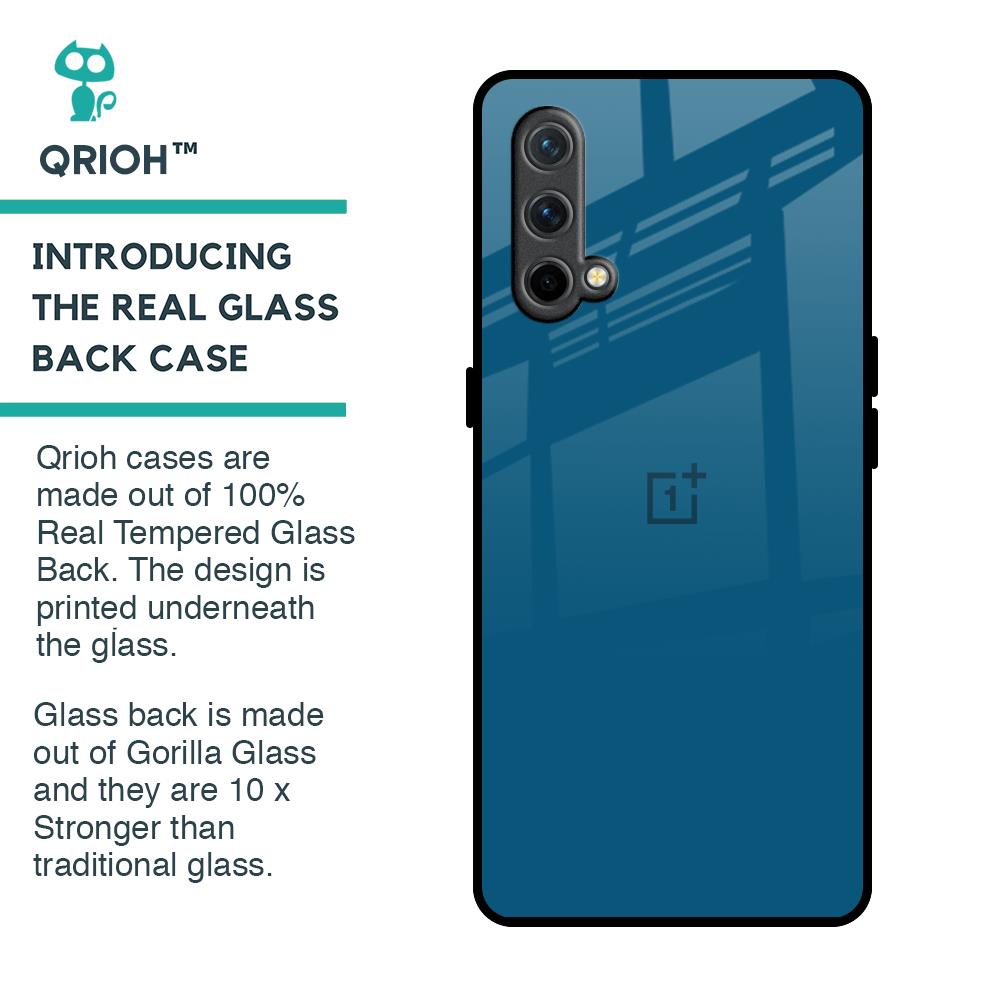 Cobalt Blue Glass Case for OnePlus Nord CE