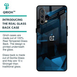 Polygonal Blue Box Glass Case For OnePlus Nord CE