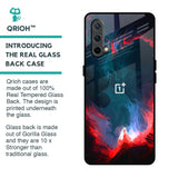 Brush Art Glass Case For OnePlus Nord CE