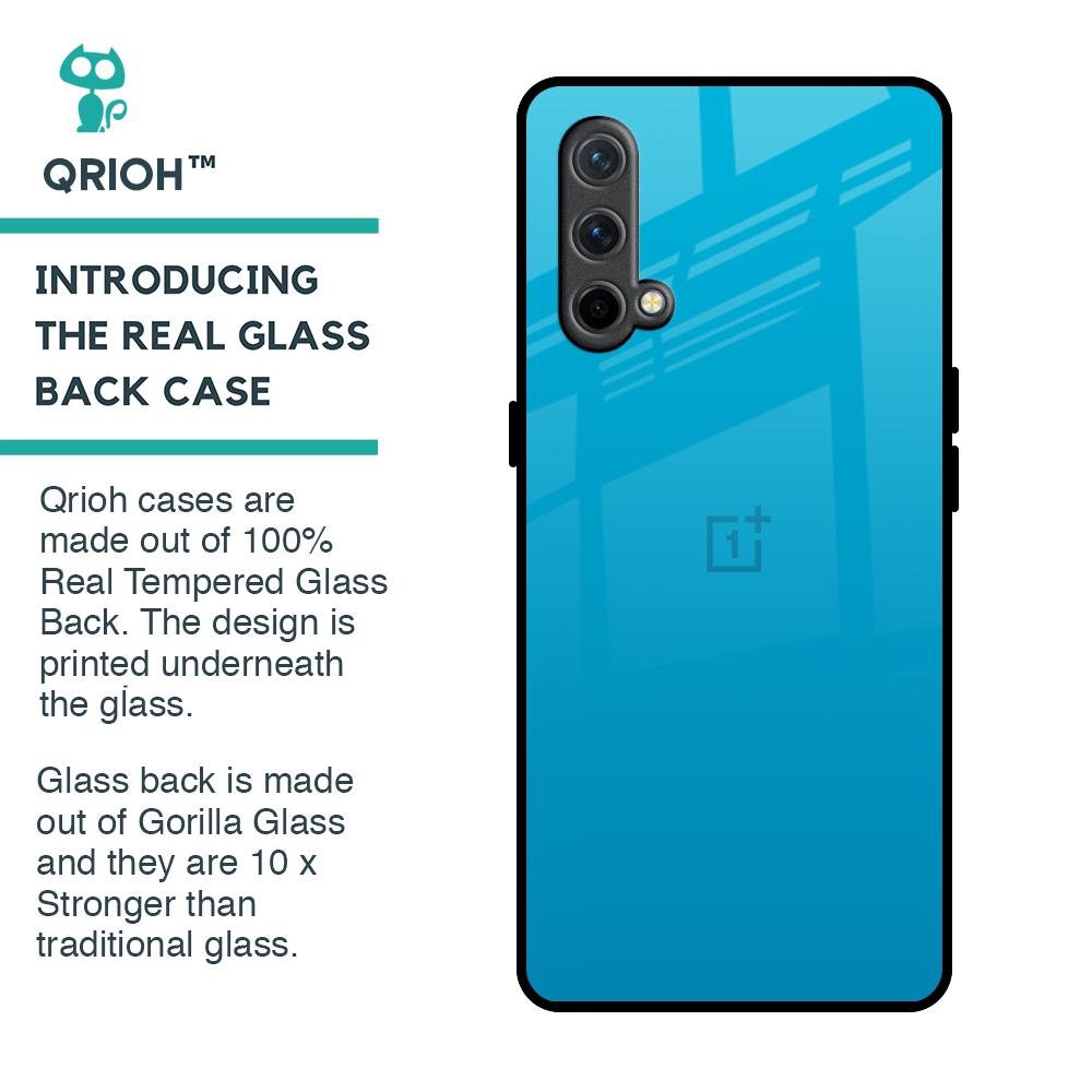 Blue Aqua Glass Case for OnePlus Nord CE