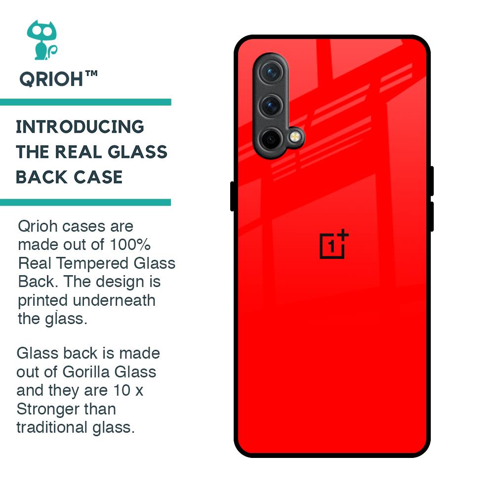 Blood Red Glass Case for OnePlus Nord CE