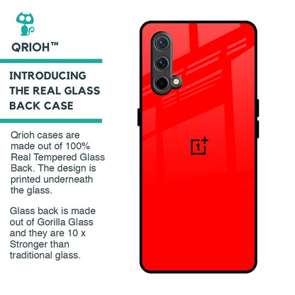 Blood Red Glass Case for OnePlus Nord CE