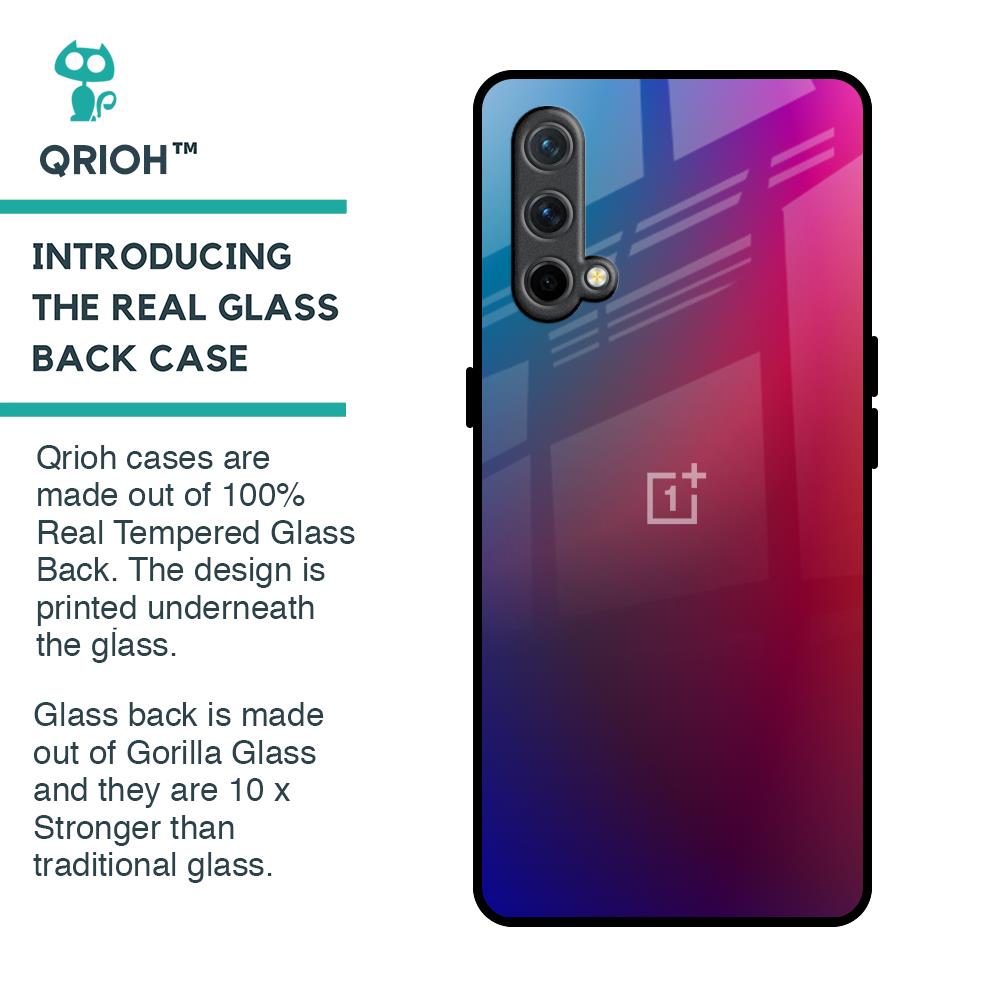 Magical Color Shade Glass Case for OnePlus Nord CE