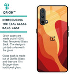 Magma Color Pattern Glass Case for OnePlus Nord CE