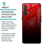Maroon Faded Glass Case for OnePlus Nord CE