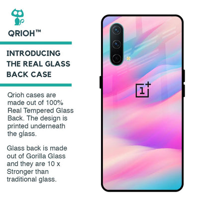 Colorful Waves Glass case for OnePlus Nord CE