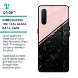 Marble Texture Pink Glass Case For OnePlus Nord CE