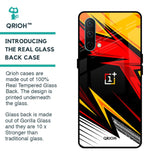 Race Jersey Pattern Glass Case For OnePlus Nord CE