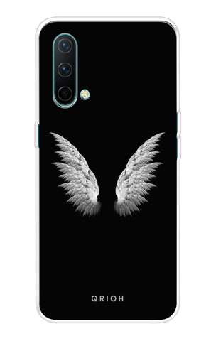 White Angel Wings OnePlus Nord CE Back Cover