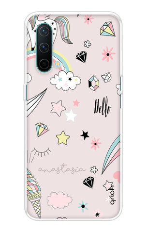 Unicorn Doodle OnePlus Nord CE Back Cover