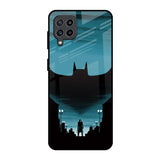 Cyan Bat Samsung Galaxy M32 Glass Back Cover Online