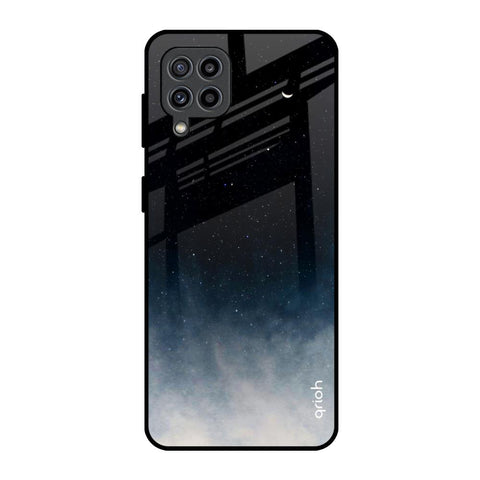Black Aura Samsung Galaxy M32 Glass Back Cover Online