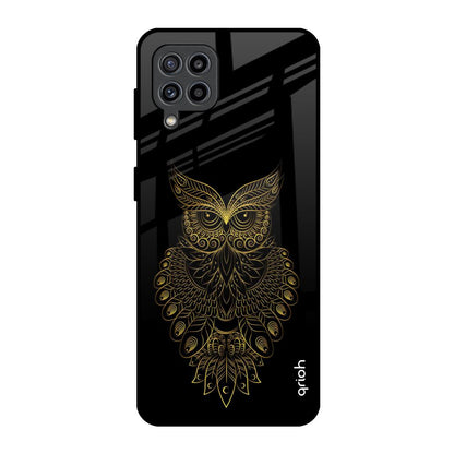 Golden Owl Samsung Galaxy M32 Glass Back Cover Online