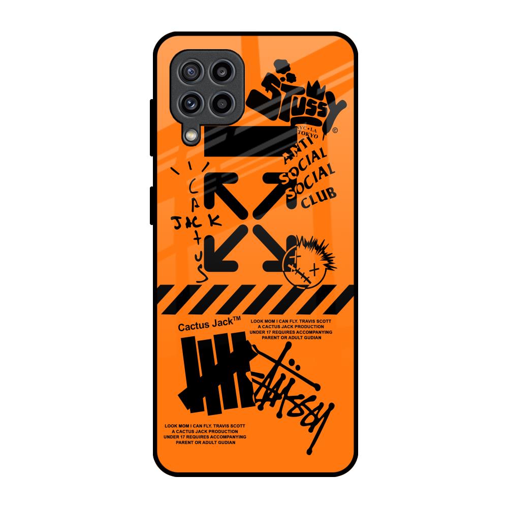 Anti Social Club Samsung Galaxy M32 Glass Back Cover Online