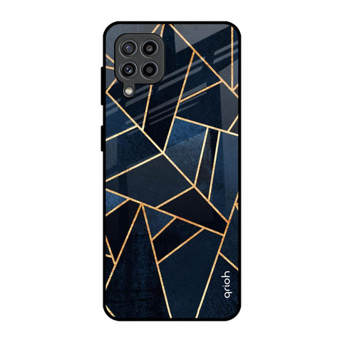 Abstract Tiles Samsung Galaxy M32 Glass Back Cover Online