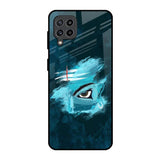Power Of Trinetra Samsung Galaxy M32 Glass Back Cover Online