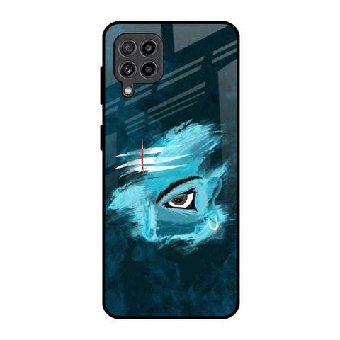 Power Of Trinetra Samsung Galaxy M32 Glass Back Cover Online
