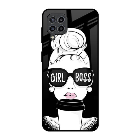 Girl Boss Samsung Galaxy M32 Glass Back Cover Online