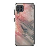 Pink And Grey Marble Samsung Galaxy M32 Glass Back Cover Online