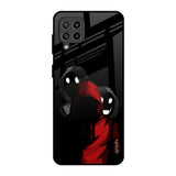 Shadow Character Samsung Galaxy M32 Glass Back Cover Online