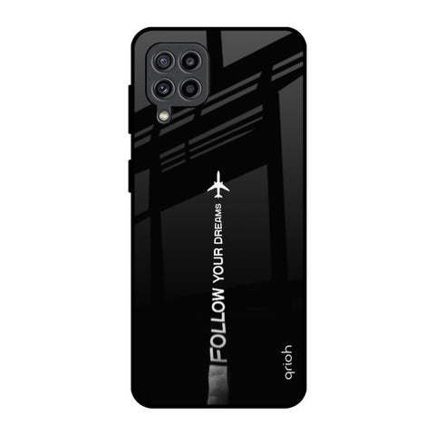 Follow Your Dreams Samsung Galaxy M32 Glass Back Cover Online