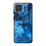 Gold Sprinkle Samsung Galaxy M32 Glass Back Cover Online