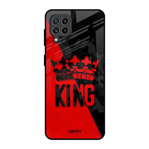 I Am A King Samsung Galaxy M32 Glass Back Cover Online