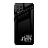 Push Your Self Samsung Galaxy M32 Glass Back Cover Online