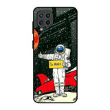 Astronaut on Mars Samsung Galaxy M32 Glass Back Cover Online