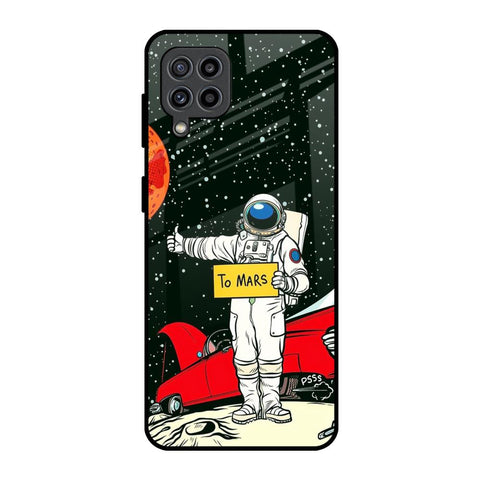 Astronaut on Mars Samsung Galaxy M32 Glass Back Cover Online