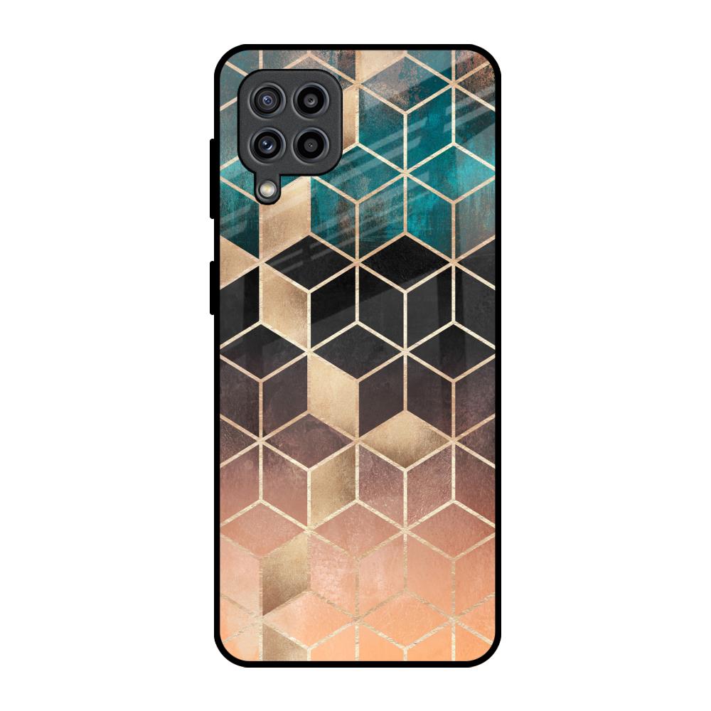 Bronze Texture Samsung Galaxy M32 Glass Back Cover Online