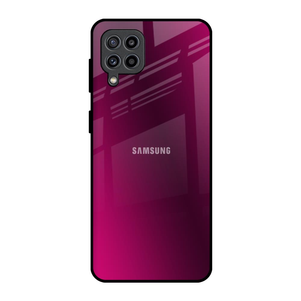 Pink Burst Samsung Galaxy M32 Glass Back Cover Online