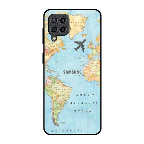 Fly Around The World Samsung Galaxy M32 Glass Back Cover Online