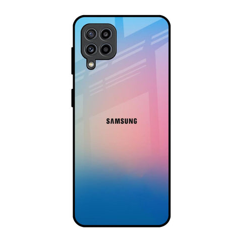 Blue & Pink Ombre Samsung Galaxy M32 Glass Back Cover Online
