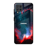 Brush Art Samsung Galaxy M32 Glass Back Cover Online