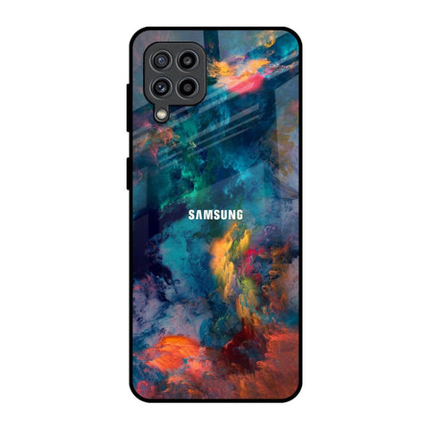 Colored Storm Samsung Galaxy M32 Glass Back Cover Online