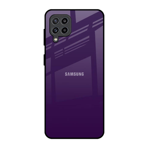 Dark Purple Samsung Galaxy M32 Glass Back Cover Online