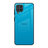 Blue Aqua Samsung Galaxy M32 Glass Back Cover Online