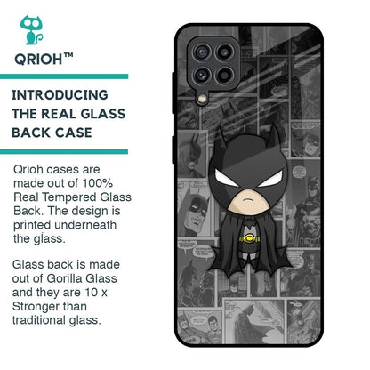 Cartoon Art Glass Case for Samsung Galaxy M32
