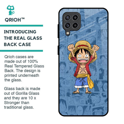 Chubby Anime Glass Case for Samsung Galaxy M32