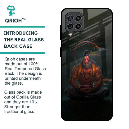 Lord Hanuman Animated Glass Case for Samsung Galaxy M32