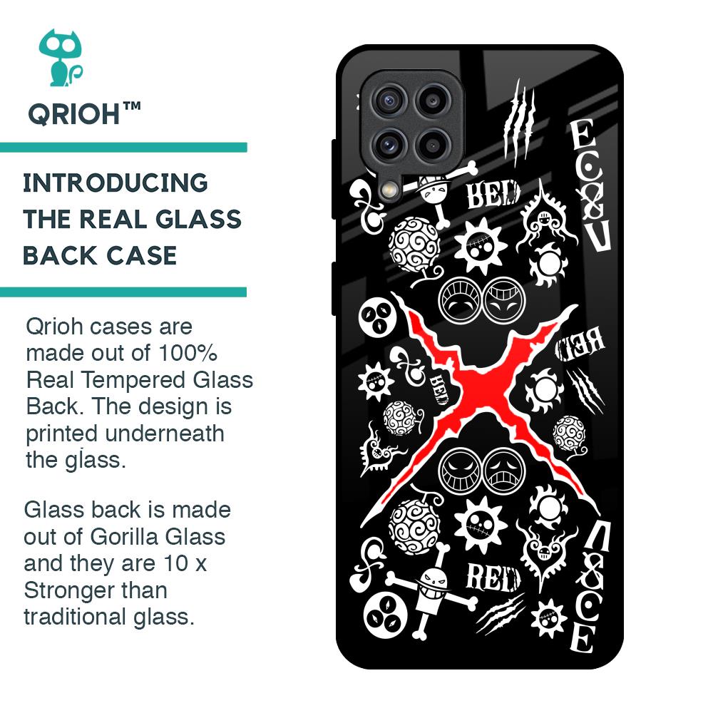 Red Zone Glass Case for Samsung Galaxy M32