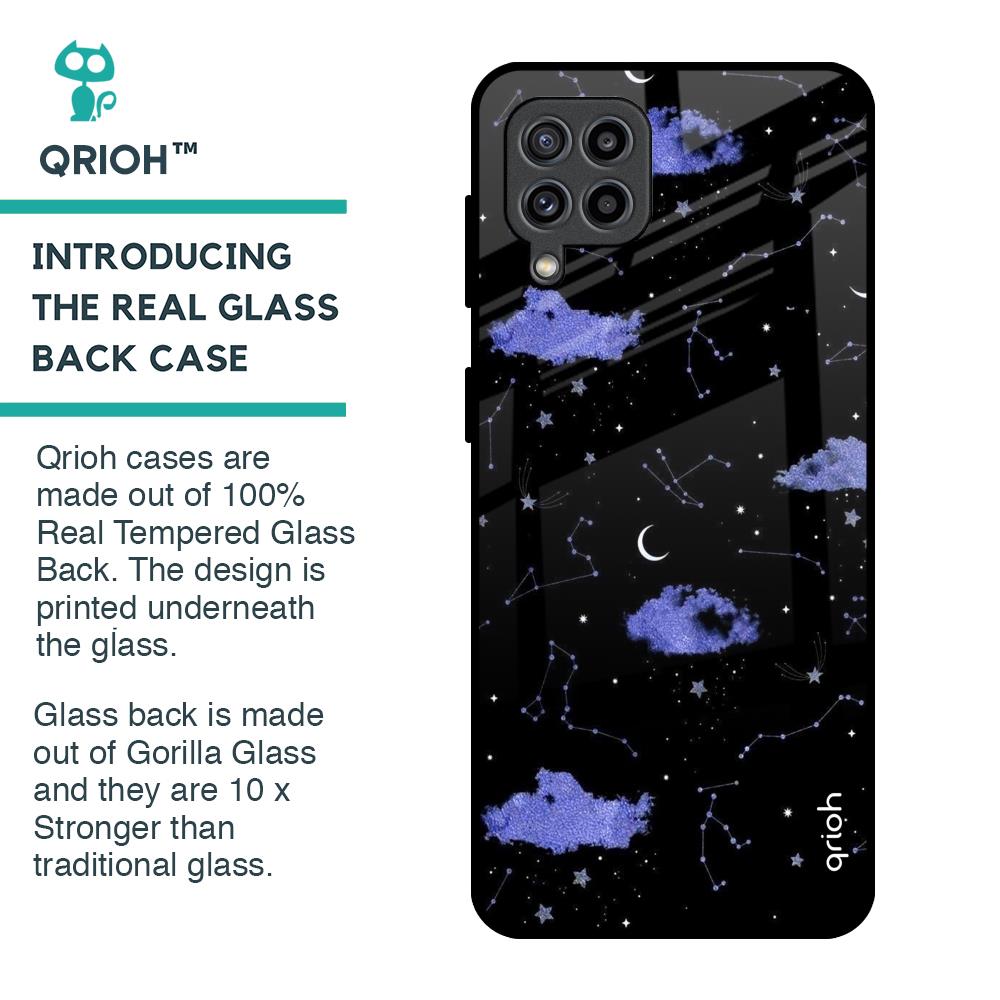 Constellations Glass Case for Samsung Galaxy M32