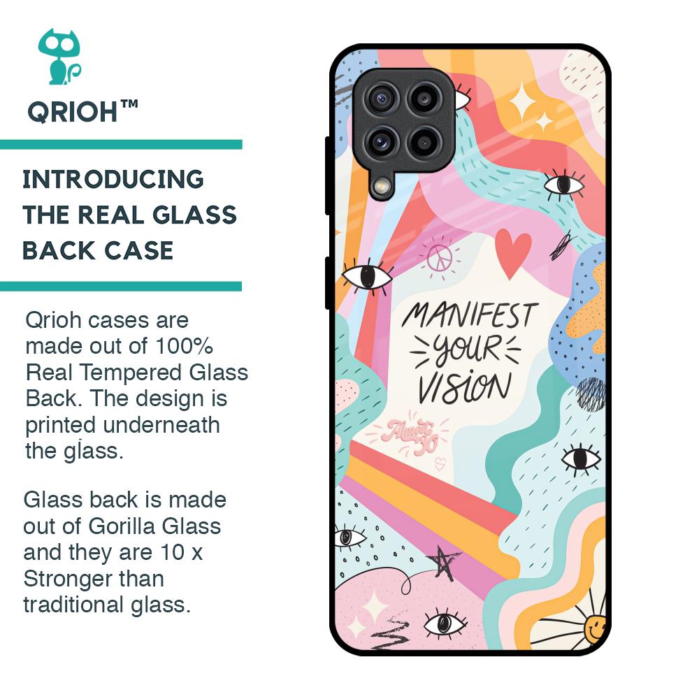 Vision Manifest Glass Case for Samsung Galaxy M32