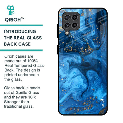 Gold Sprinkle Glass Case for Samsung Galaxy M32